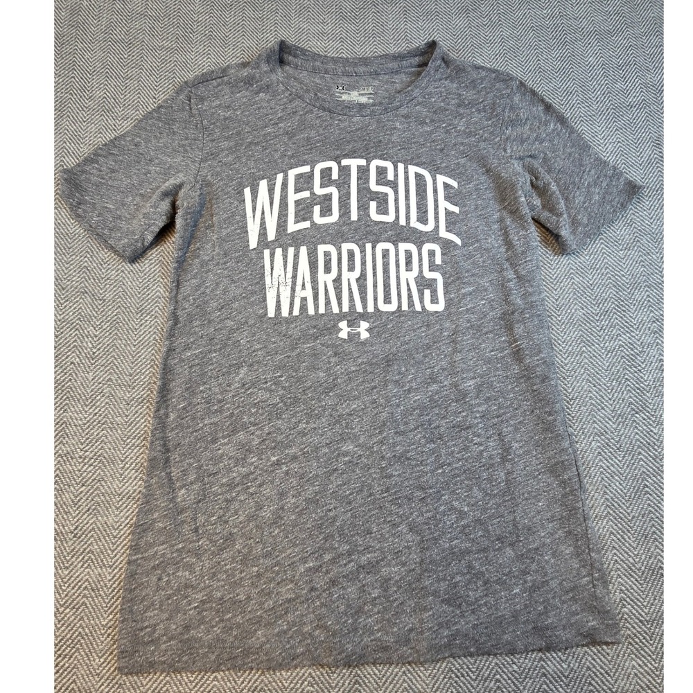 Under Armour Westside Warriors HeatGear Gray Heather T-Shirt Mens Small Loose